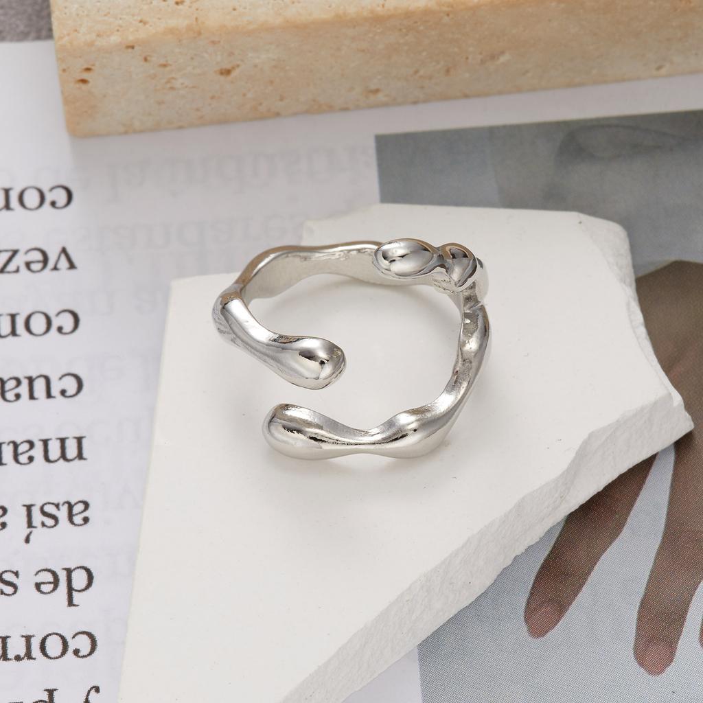 Anelli vintage con fiori margherita per donna Stile coreano Anello da dito con apertura regolabile Sposa Matrimonio Fidanzamento Dichiarazione Gioielli Gif