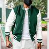 Stile Invernale Uomo Plus Velluto Taglia Europea Felpa Cardigan Giacca da Baseball