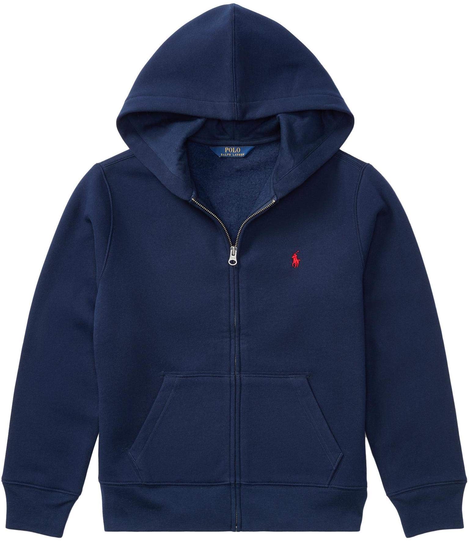 

Худи из флиса POLO RALPH LAUREN Collection Cruise Navy MD Navy Детское для мальчиков на молнии (Большие дети) (Дети старшего возраста, 10-12 лет)