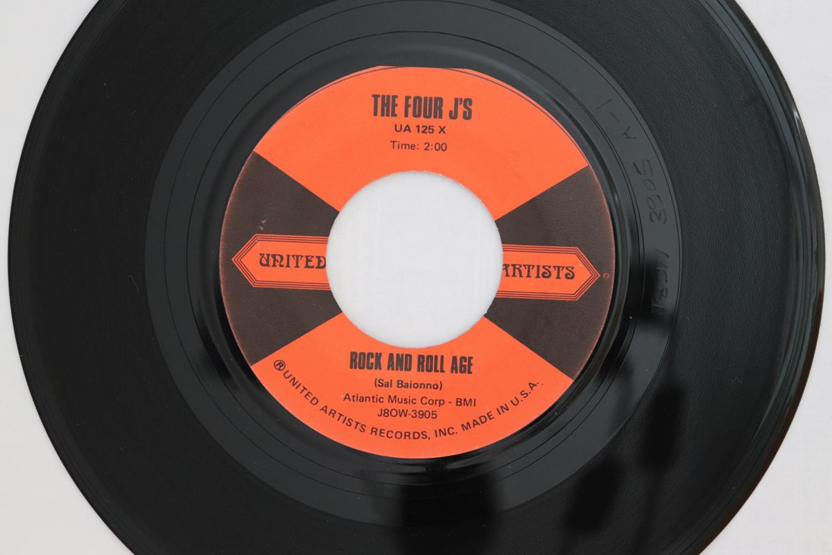 

7inch Record FOUR J S - Rock And Roll Age UA125X United Artists US Rock Used