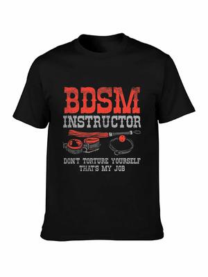 Bsdm Men Bdsm Bdsm Gifts Man Women T Shirt Men  Famous Round Neck Homme Famous Humor Summer Leisure Shirt