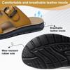 Men's Trendy Non-Slip Massage Sandals - Breathable, Dual-Use Casual Summer Slippers.