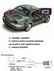 Rear View Backup Camera For 07-14 Mercedes Benz C Class W204 S204 Factory Radio