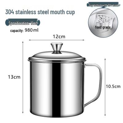 Kids' Stainless Steel Anti-Drop Cup with Lid