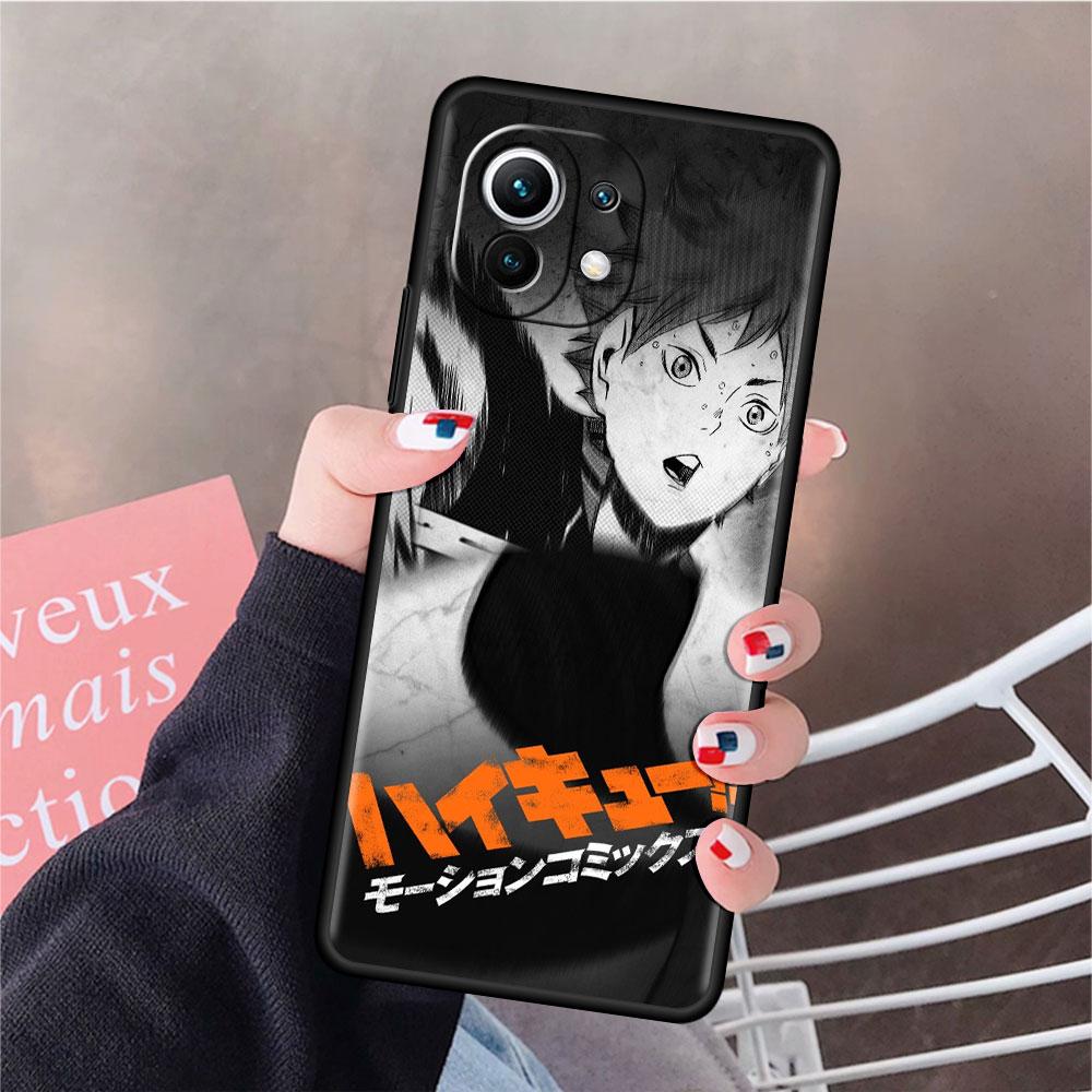 Haikyu!! Anime Funda Case For Xiaomi Mi 11 Lite 5G NE 11T Pro 10T 9T Note 10 12 12X 12S Ultra Soft Silicone Shell Phone Cover