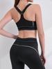 2025 Spring/Summer Women's Color Block Butt-Lifting Yoga Pants & High Elastic Breathable Sports Vest