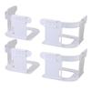 4 Pack Bed Sheet Holder with Lock Straps ABS Heavy Duty Bed Sheet Corner Fastener Keep Sheets Firm and Tight for All