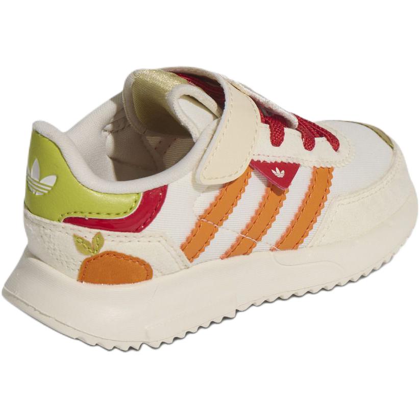 Adidas Disney X  Originals Retropy F2 New Spring Versatile Comfortable Low-Top Walking Shoes Baby sneaker Beige Orange Red KI1511