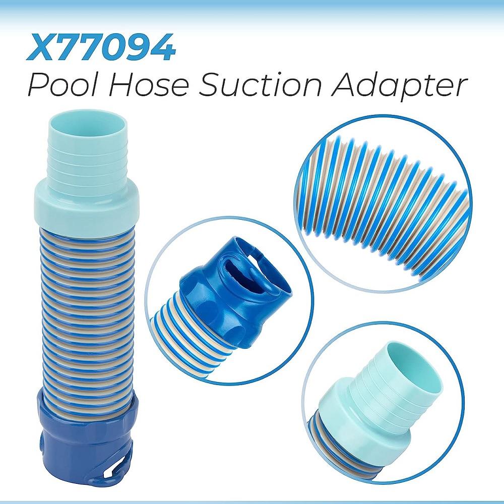 New Pool Cleaner Suction Fitting Adapter Hose Fits for Swimming Pool X77094