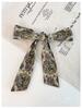 Vintage Mori Style Silk Scarf for Women - Autumn Print, Long Neck Accessory, 2025 Collection