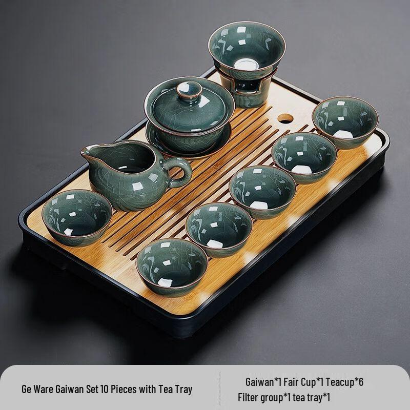 Легкий Люкс Керамический Набор для Чайной Церемонии Кунг-фу