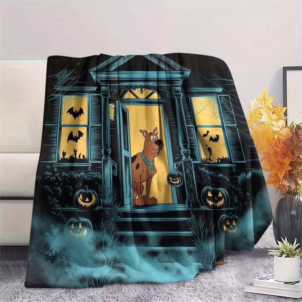 Scooby‑Doo2 Flannel Blanket, High quality Comfortable for All Seasons, Home Decor, Warmth and Comfort