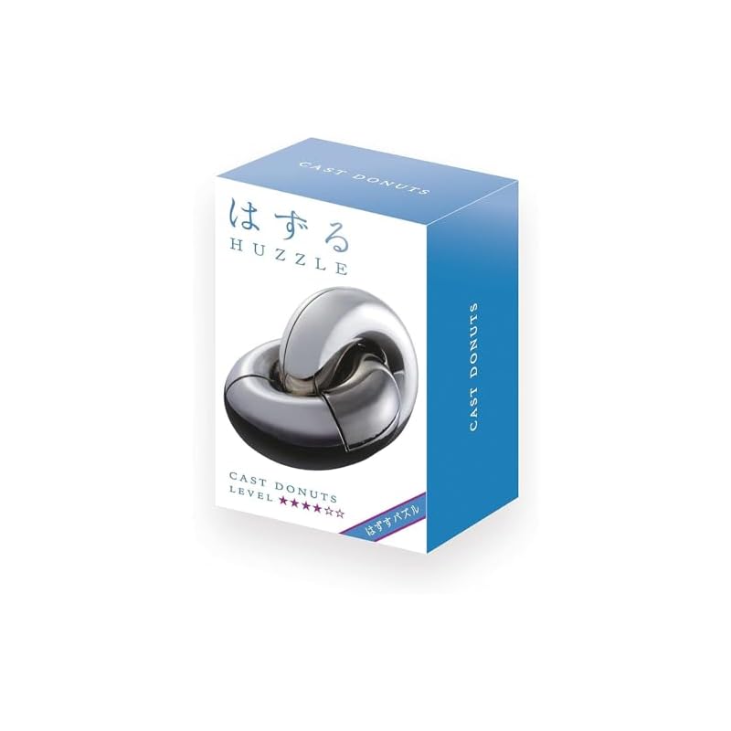 Hanayama CAST DONUTS Removal Puzzle [Difficulty Level 4]