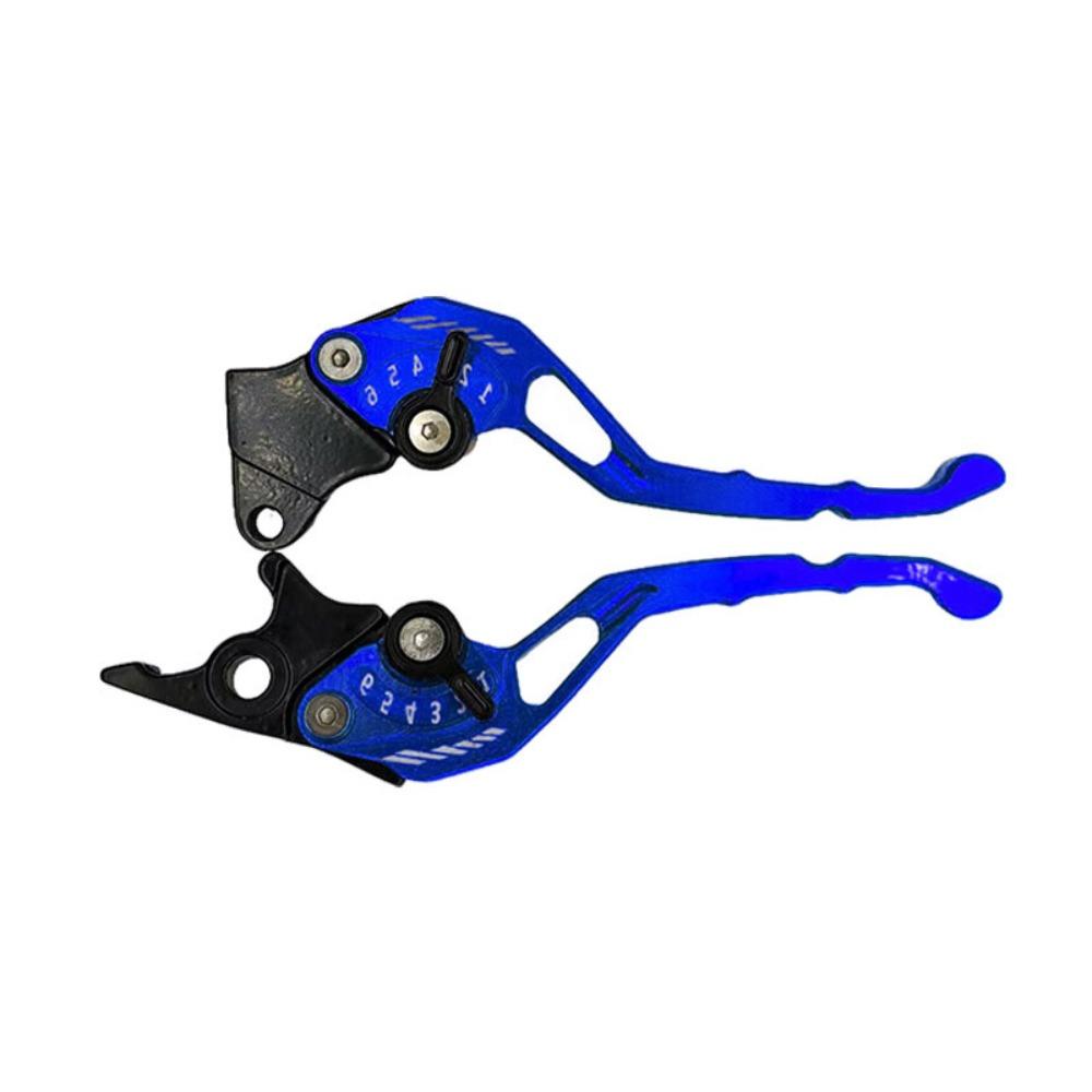 New CNC Motorcycle Brake Lever Adjustable Aluminium Alloy Brake Handle Dual Disc Drum Brake Accessories