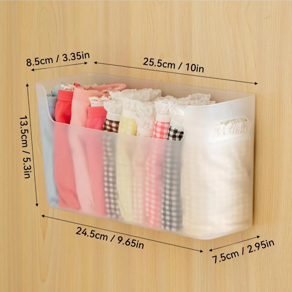 Space-saving Underwear Storage Box Wall Mounted Bras Storage Box  Bedroom Closet Organizer
