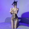 Sex Underwear Hollow Transparent One-piece Open Socks Passion Can Tear Net Clothes Sm Temptation Black Silk Sexy Battle Suit