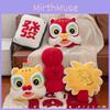 Chinese Lion Southern Sugar Gourd Doll Flower Pillow New Year Gift Toy Plush