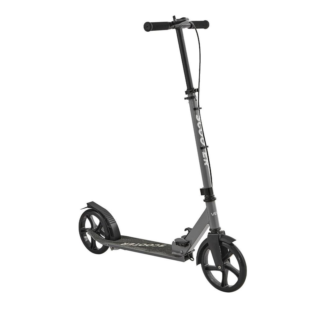 Kick Scooter for Kids Ages 8+, Teens & Adults, 2-Wheel Toddler Scooter with Adjustable Height Handlebar, Wide Anti-Slip Deck, Foldable Lightweight