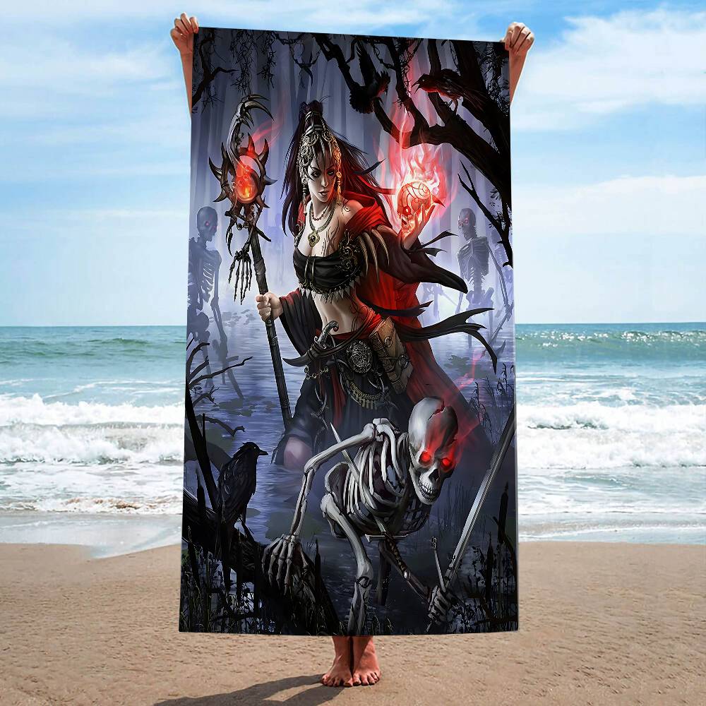 Game Path Of Exile Beach Towel Colorful Bath Towels For Girl Microfiber Quick Dry Sand Free Beach Yoga Spa Gym Pool