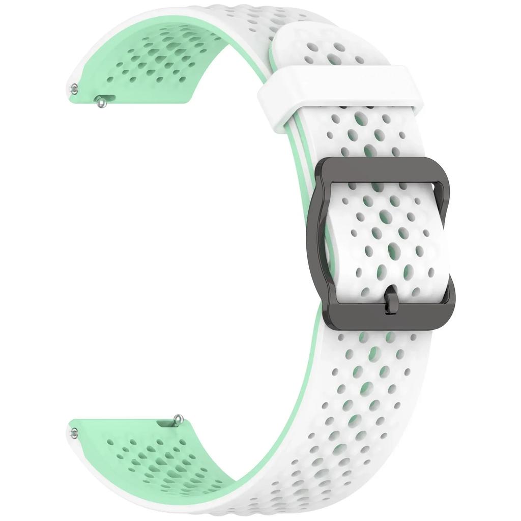 Silikonowy pasek 20mm 22mm do Garmin Forerunner 165 265 55 Venu 3/2 Active5 Oddychająca Bransoletka na nadgarstek Garmin 965 955 745 Pasek