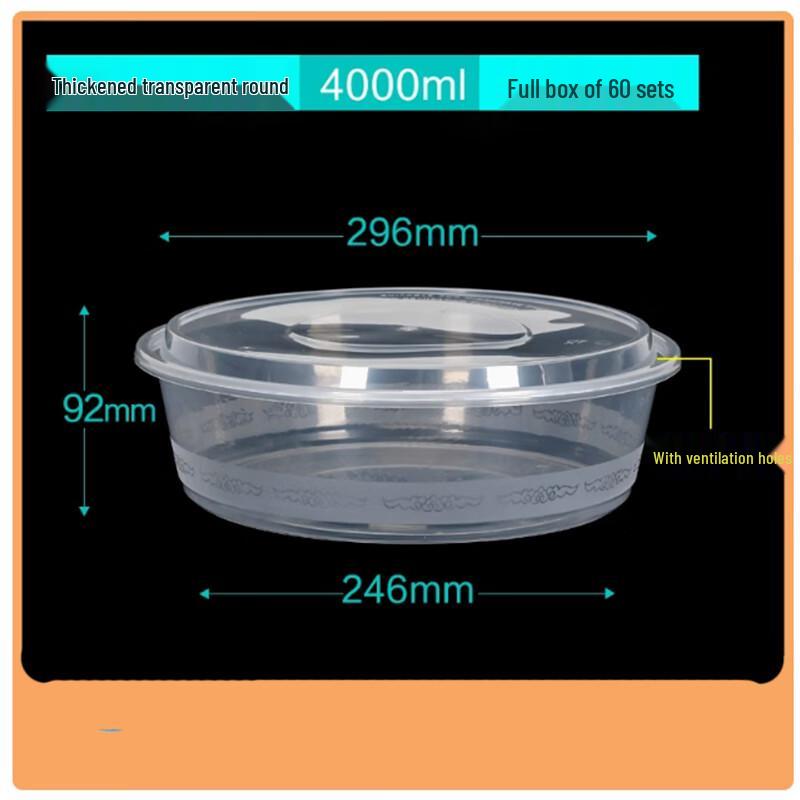 Disposable Plastic Food Containers