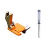 Adjustable Teflon-Coated Presser Foot For Industrial Sewing Machines, Multifunctional Hemmer Foot For Industrial Sewing Machine