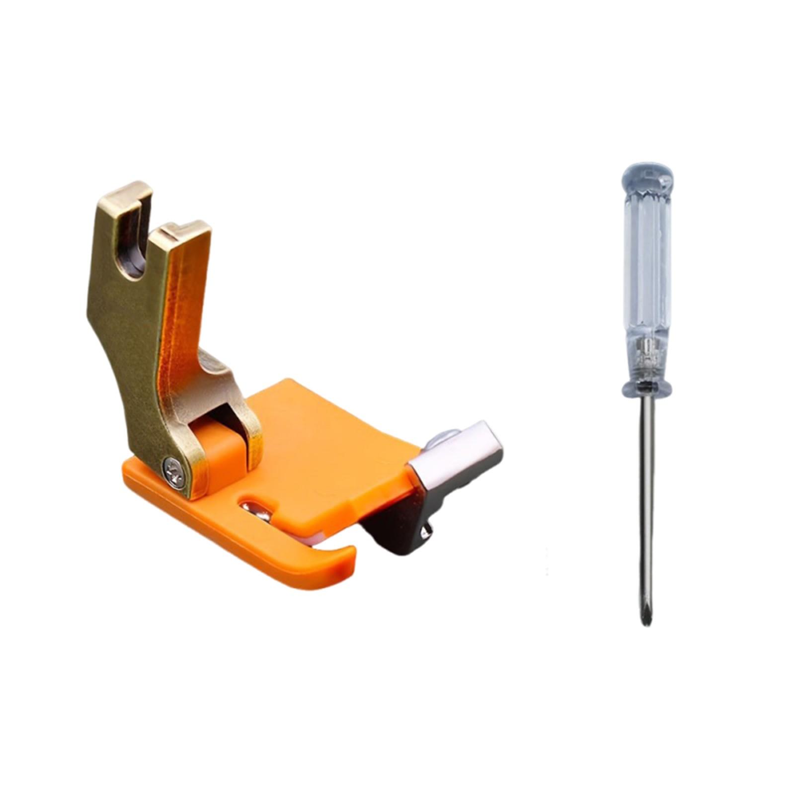 

Регулируемая тефлоновая лапка для промышленных швейных машин, многофункциональная лапка-подрубочная для промышленной швейной машины One Size оранжевый