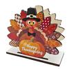 Towel Holder with 2D Wooden Turkey Shape for Kitchen Countertop, Cute Flat