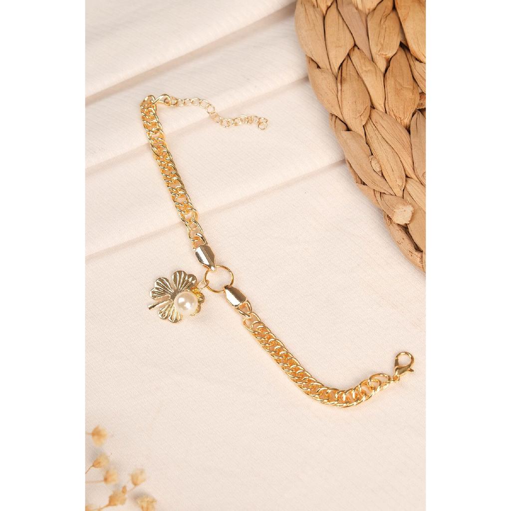 Vergoldetes massives Damenarmband