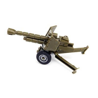 Militär DIY Modell Kanone Haubitze Interessiert Pädagogische Bausteine Geburtstagsgeschenk Geeignet für Kinder Militär