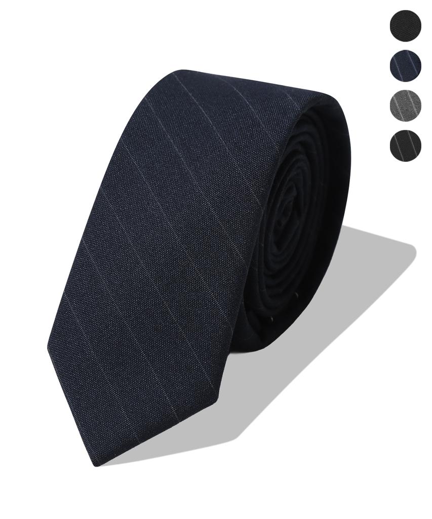 TRILLION Essential Slim Tie_4 Colors (Solid/Stripe)