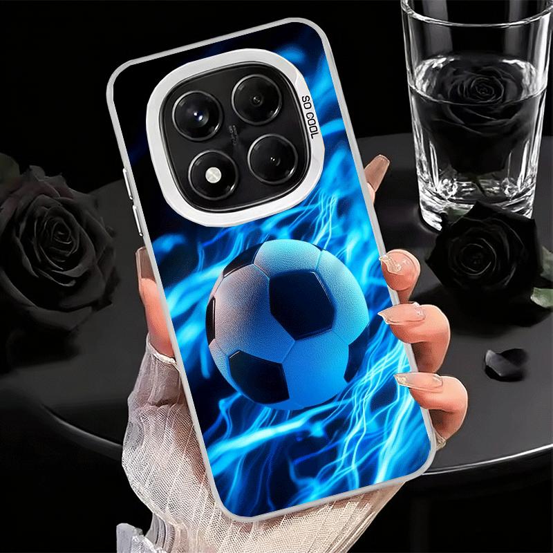 

Football Soccer Ball Design Soft Phone Case for Xiaomi Redmi Note 13 14 15 Pro Plus 12S 12 11S 11 11T 10S 10 Shockproof Cover Ba Redmi Note 10 4G