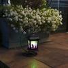 Takasho Solar Light Outdoor Alice Silhouette Lantern Black Garden Light Outdoor Indirect Lighting Waterproof Alice in Wonderland Resin/Glass/Steel TA-