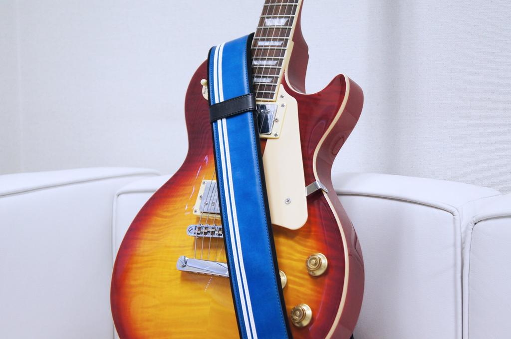 STRAPS Guitar Strap Width Length RACE Blue RightOn! 6cm, 95~150cm