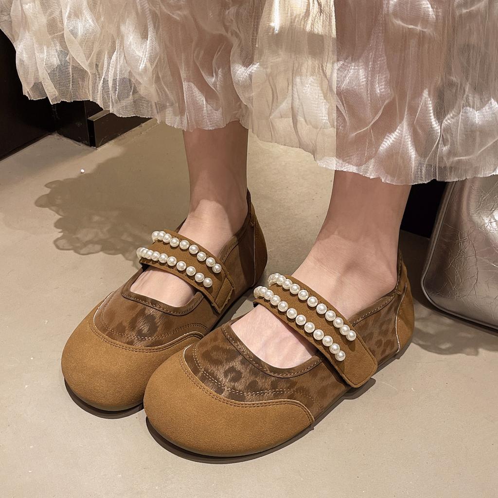 Chaussures Mary Jane rétro françaises pour femmes 2025 été nouveau jupe polyvalente nœud délicat chaussures style ballerines