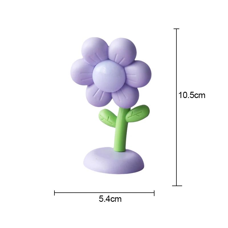 Cute Mini LED Flower Night Light Small Table Lamp Desktop Bedside Bedroom Ambient Light Children Toy Kids Holiday Gift Ornament
