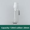 Transparent Pet Spray Bottle With Press Down Nozzle For Hand Sanitizer And Cosmetics
