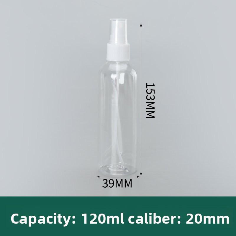 Transparent Pet Spray Bottle With Press Down Nozzle For Hand Sanitizer And Cosmetics