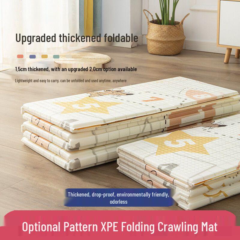 Eco-friendly Thick XPE Folding Crawling Mat for Infants and Toddlers