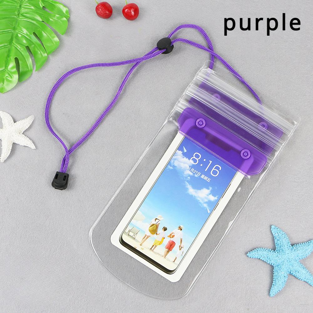 Cell Phone Waterproof Bag Three Channel Thickened Touch Screen Dive Sleeve Swimming Spa Seal Bag