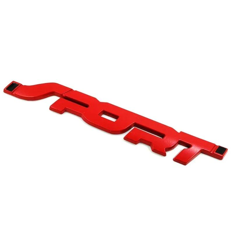 Auto Sticker Styling Metaal 3D Chroom Zwart Auto Kofferbak Racing Sport Woord Letter Logo Badge Decal Stickers Decoraties Accessoires