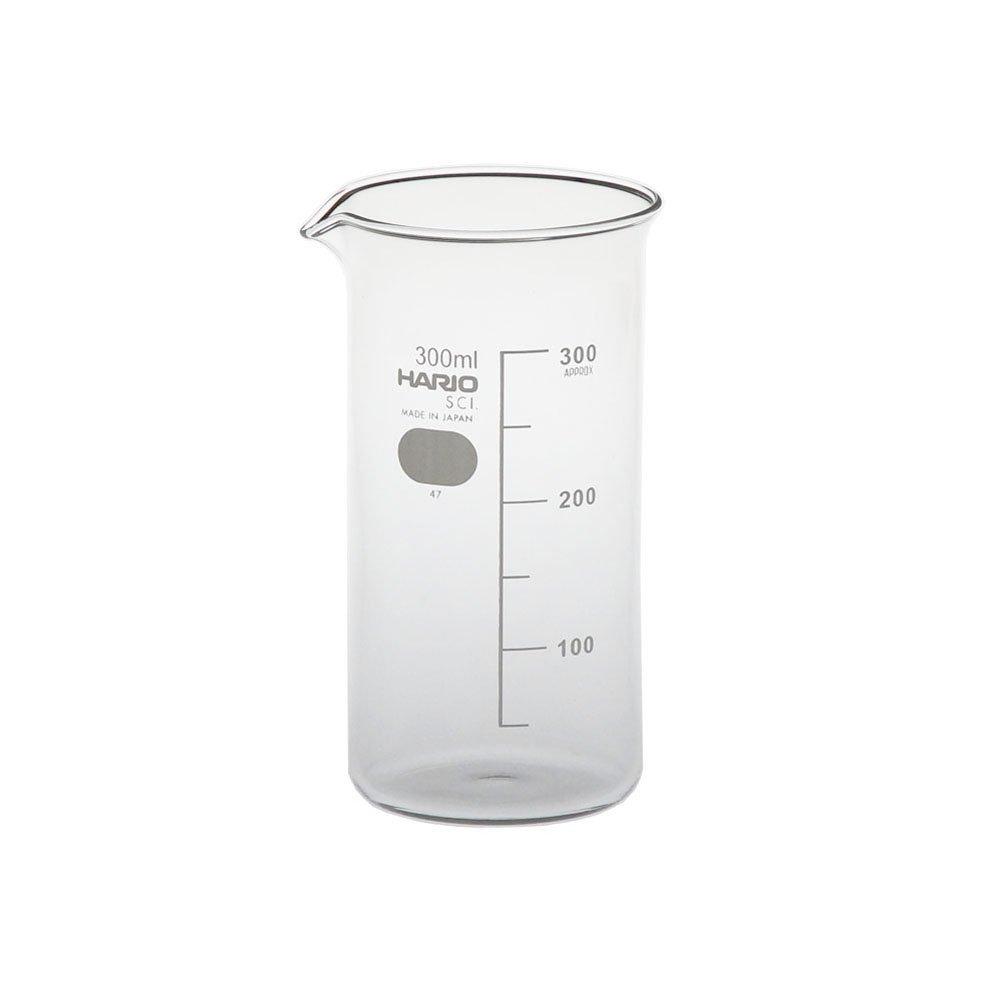 Hario Tall Beaker H-32 Beaker Series, 300ml, Clear, Made In Japan, TB-300-H32, 1 Pc