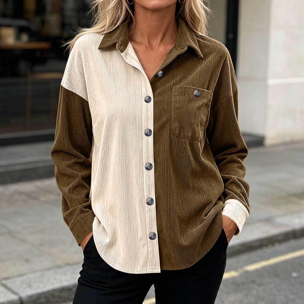 Women's Fashion Long Sleeve Loose Fit Jacket