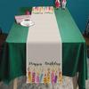 Dining Table Cloth Placemat Happy Birthday Decoration Table Cloth Placemat Color