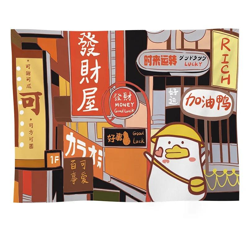 Мультфильм Анимация Фон Ткань Украшения Стены Дома Гобелен Офис Гостиная Гобелен 100x75cm — фото 7