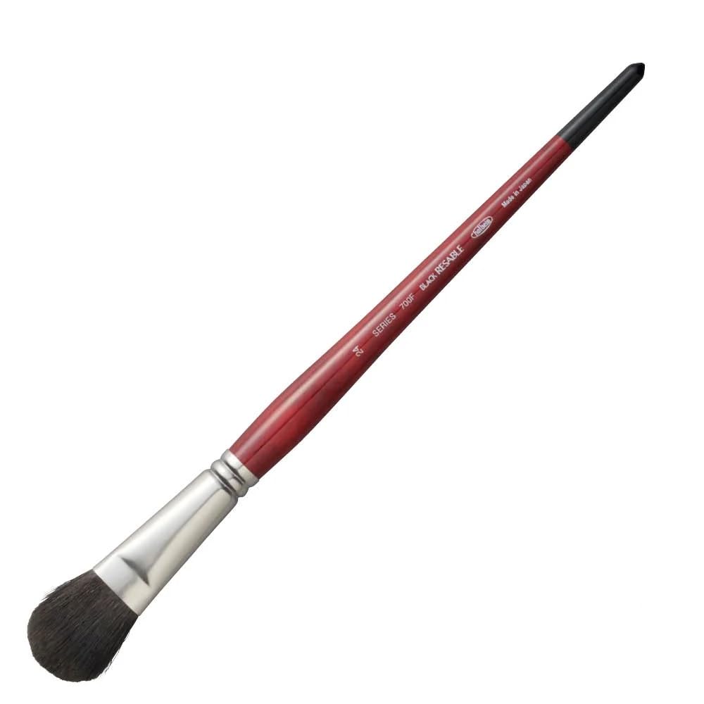 

Holbein Watercolor Paint Brush Black Resable 700F Filbert 24 204113 No.