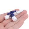 5Pcs Three Way Stop Cock Lock Adapter 3 Way Stopcock T-Connector Extension Tube