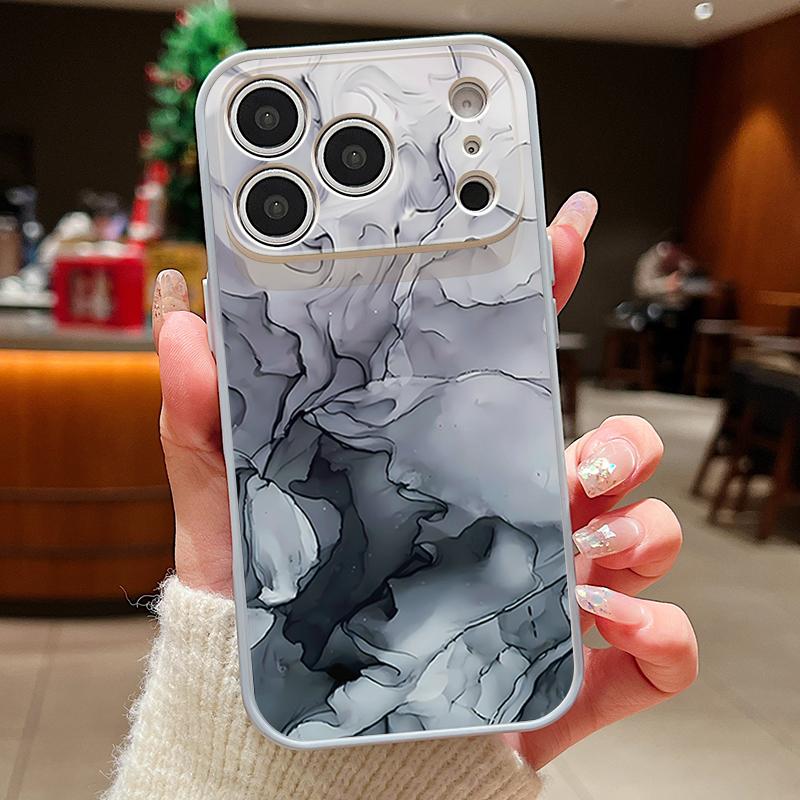 Case For iPhone 17 Pro Max Pink Marble Pattern Magnetic For Magsafe Hybrid Slim Matte Cover For iPhone 16 15 14 13 Pro Max