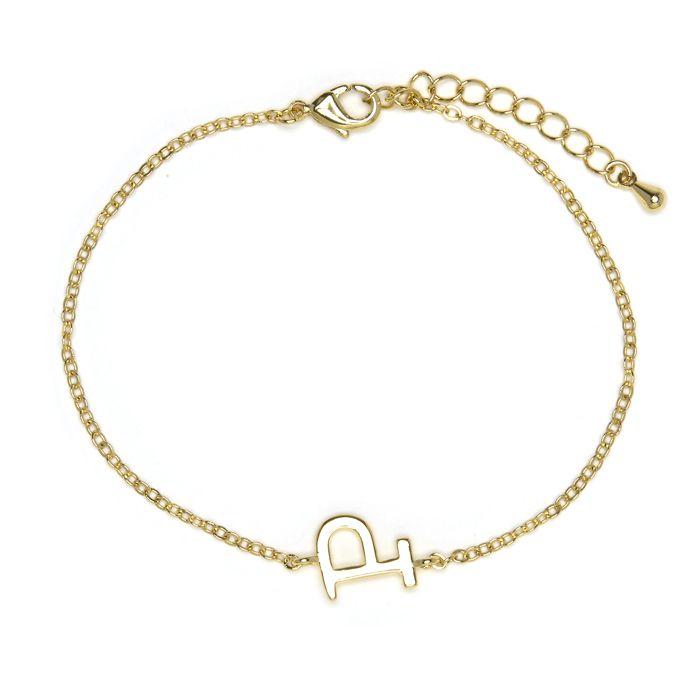 Bracelet Luxenter finition or jaune 18 carats - Alphabet