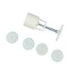 Mooncake Stamps DIY Mooncake Molds Plastic Mooncake Tool Hand Pressure Plastic Material Baking Accessories for Kitchen